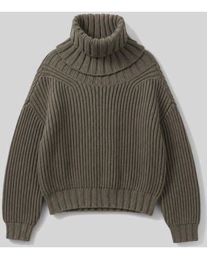 IRO High-neck Ribbed Sweater - Green