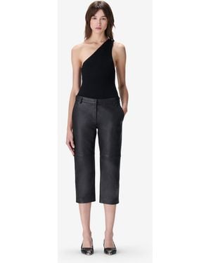 IRO Corsy Leather Pants - Blue