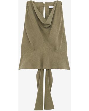 IRO TOP COL BÉNITIER - Vert