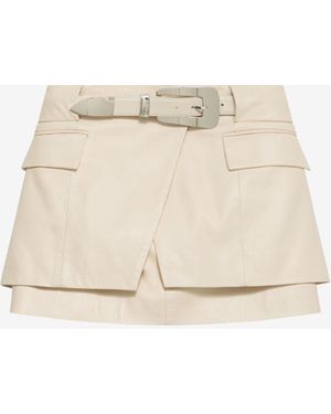 IRO Leather Skirt - Natural