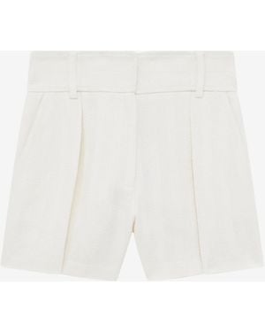 IRO SHORT EN LIN - Blanc