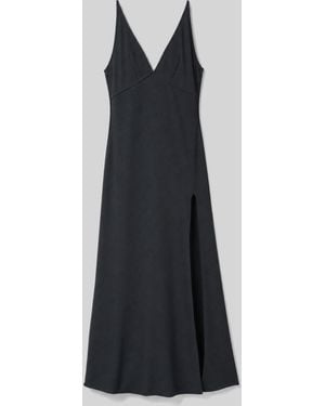 IRO Long Dress With A Plunging Neckline - Black