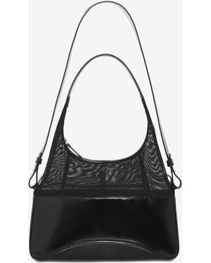 IRO SAC HOBO BI-MATIÈRE - Noir
