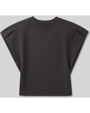 IRO Structured-shoulder T-shirt - Black