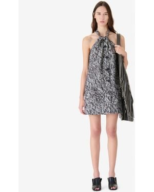 IRO Halter Neck Tweed Dress - Multicolor