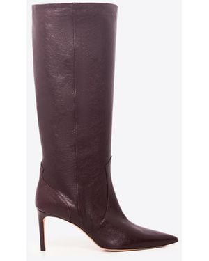 IRO BOTTES EN CUIR - Marron