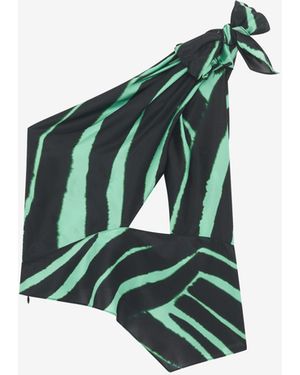 IRO Asymmetrical Silk Top - Green