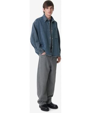 IRO Oversized Denim Shirt - Blue