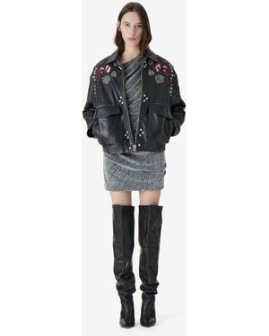 IRO VESTE EN CUIR - Noir