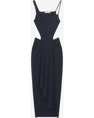 IRO Square-neck Long Dress - Blue
