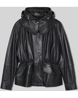 IRO Leather Parka - Black