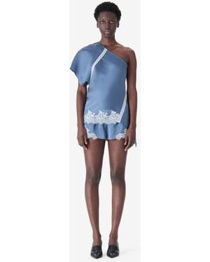 IRO Short Satin Shorts - Blue