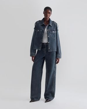 IRO SURCHEMISE EN DENIM - Bleu