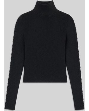 IRO Sweater With Openwork Details - Black