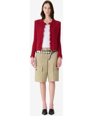 IRO Structured Fringed Jacket