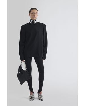 IRO High-neck Blouse With Studs - Black