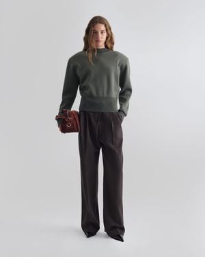 IRO PULL À ÉPAULES STRUCTURÉES - Gris