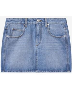Isabel Marant Falda Vaquera Zilema - Azul