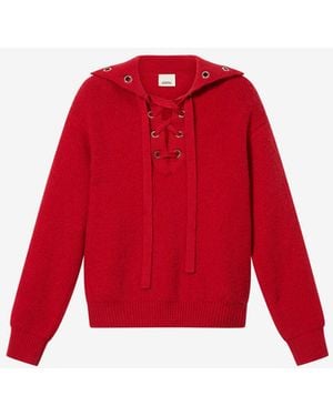 Isabel Marant Ydalia Wool Sweater - Red