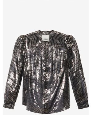 Isabel Marant Top Farali De Seda - Negro