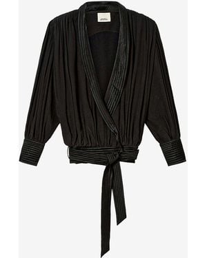 Isabel Marant Diljane Silk Jacket - Black