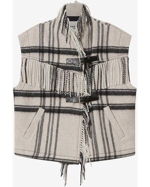 Etoile Ginesa Wool Cardigan - White