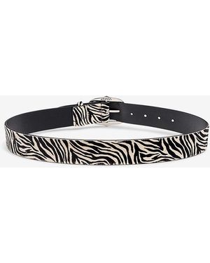 Isabel Marant Lapae Leather Belt - White