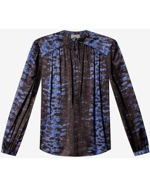 Isabel Marant Top Laraya De Seda - Azul