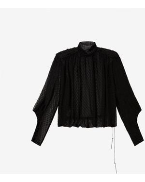Isabel Marant Top Oeste - Negro