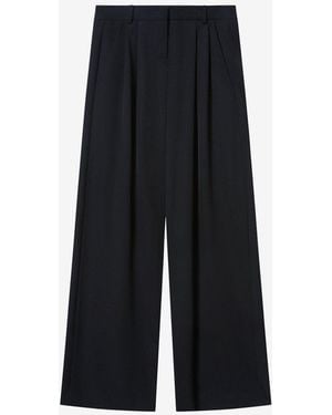Isabel Marant Lyda Wool Pants - Blue