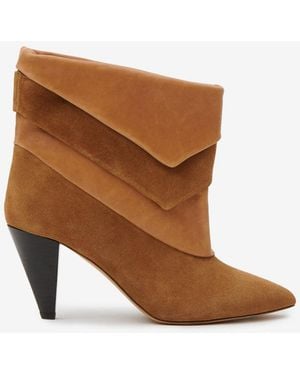 Isabel Marant Lyone Ankle Boots - Brown
