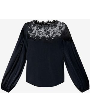 Isabel Marant Top Azare De Seda - Azul