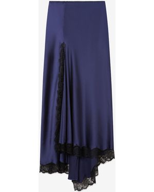 Isabel Marant Falda Alexandra De Seda - Azul