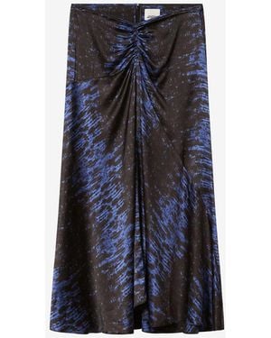 Isabel Marant Falda Laren De Seda - Azul