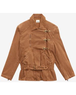 Isabel Marant Caitlyn Jacket - Brown