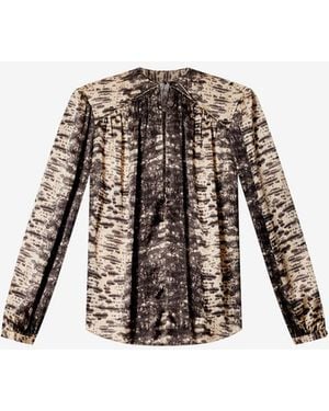 Isabel Marant Top Laraya De Seda - Blanco