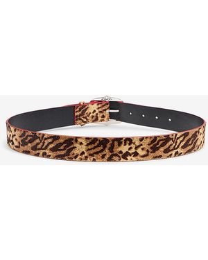 Isabel Marant Lapae Leather Belt - White