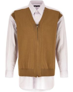 Comme des Garçons Cotton Blouse - Natural