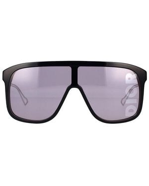 Dior Sunglasses Shield Full Rim, Shiny Frame And Smoke Mirror Lens Fastm1I10A8 - Grey