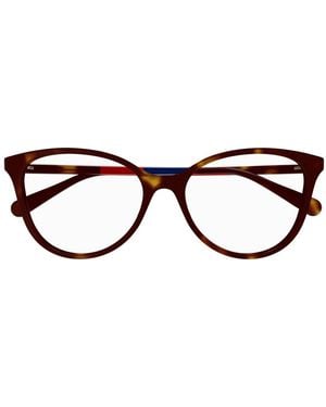 Gucci Gg1359O Linea Emblem Acetato Riciclato Sunglasses - Brown