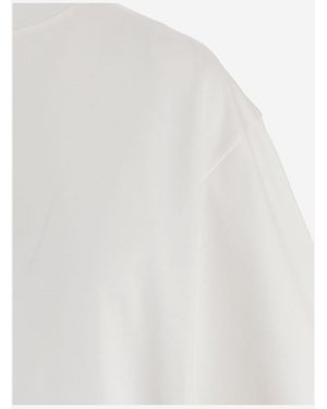 Carven Cotton T-Shirt With Back Print T-Shirts & Jerseys - White
