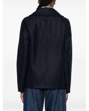 Harris Wharf London Wool Coat - Blue