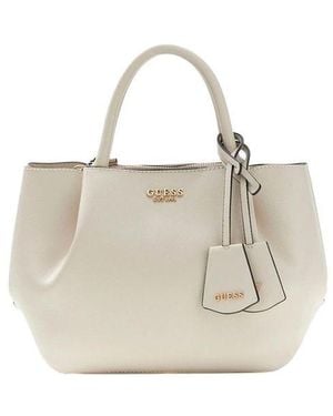 Guess Satchel Bag Polyurethane Satchel-Bags - Natural