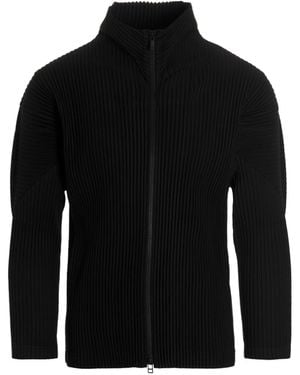 Issey Miyake Homme Plisse' Issey Miyake 'Basics' Cardigan - Black