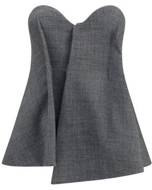 Magda Butrym Wool Oves Aries Corset Clothing - Grey