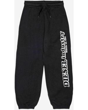 DIESEL Cotton Pants - Black