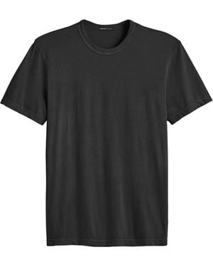 James Perse James Perse Short-Sleeve Crewneck T-Shirt - Black