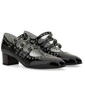 CAREL PARIS Mary Jane Pumps Leather - Black