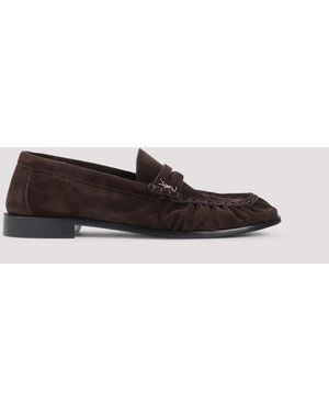 Saint Laurent Le Loafers - Brown