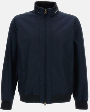 Woolrich Spring Lewis Bomber Jacket - Blue